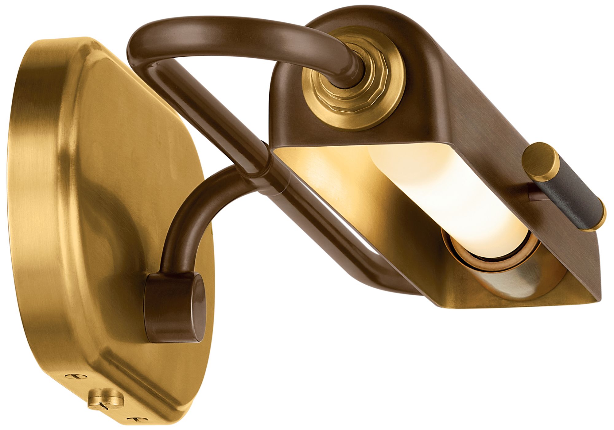Image 7 Kichler Caillier 17.25" 1-Light Picture Light in Lacquered Bronze more views
