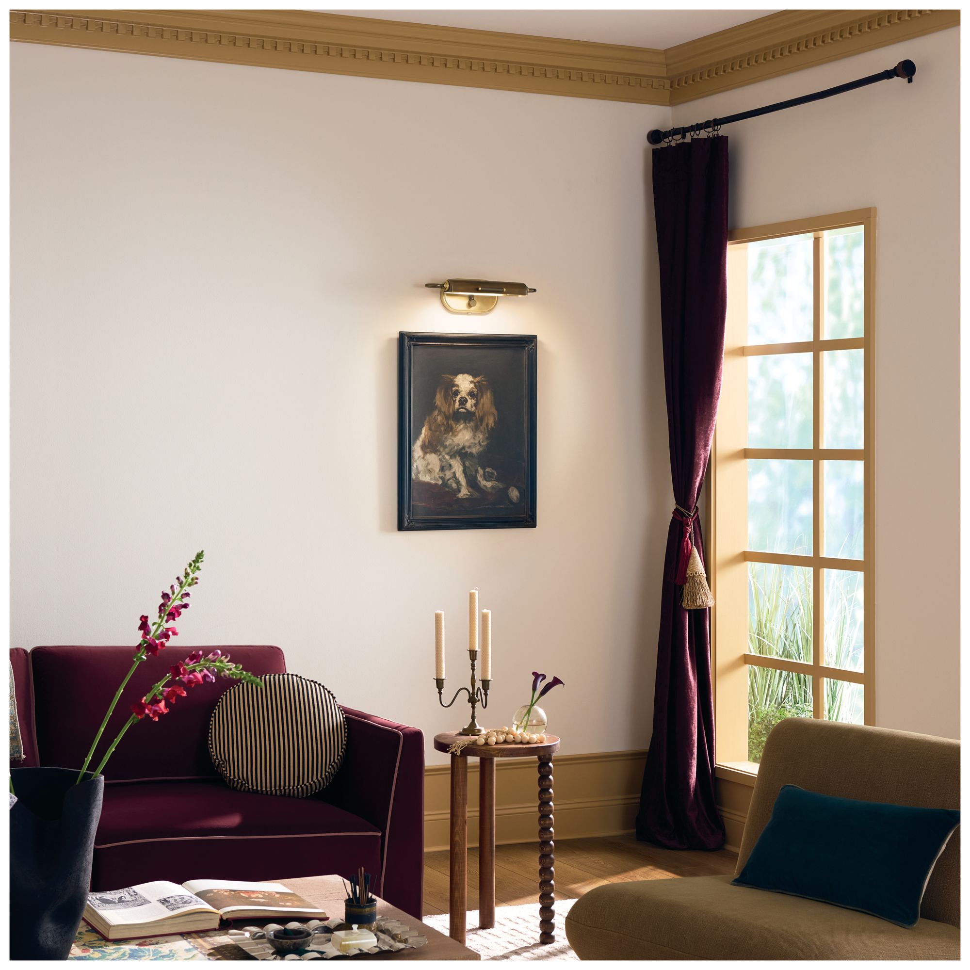 Kichler Caillier 17.25" 1-Light Picture Light in Lacquered Bronze