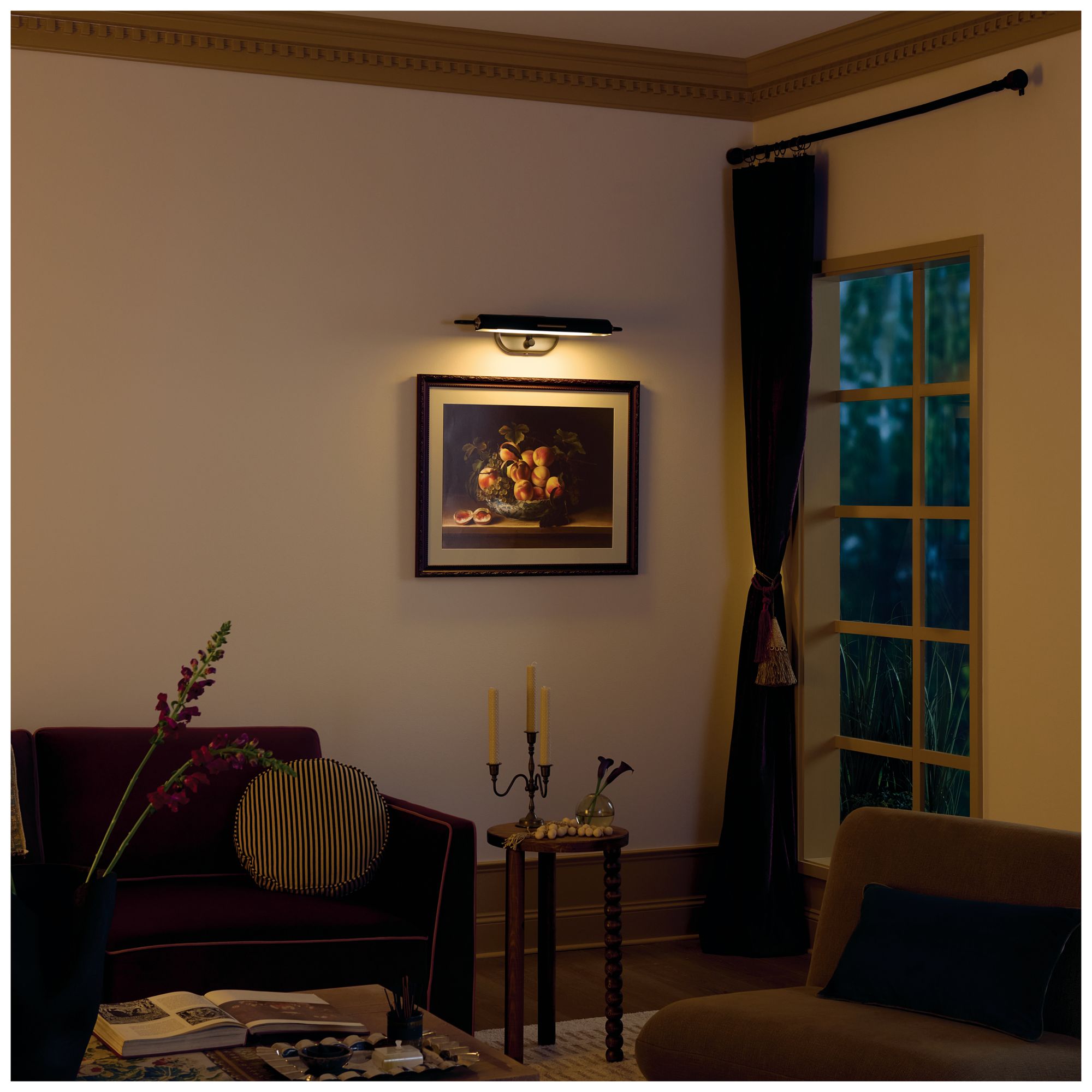 Kichler Caillier 23.25" 2-Light Picture Light in Black