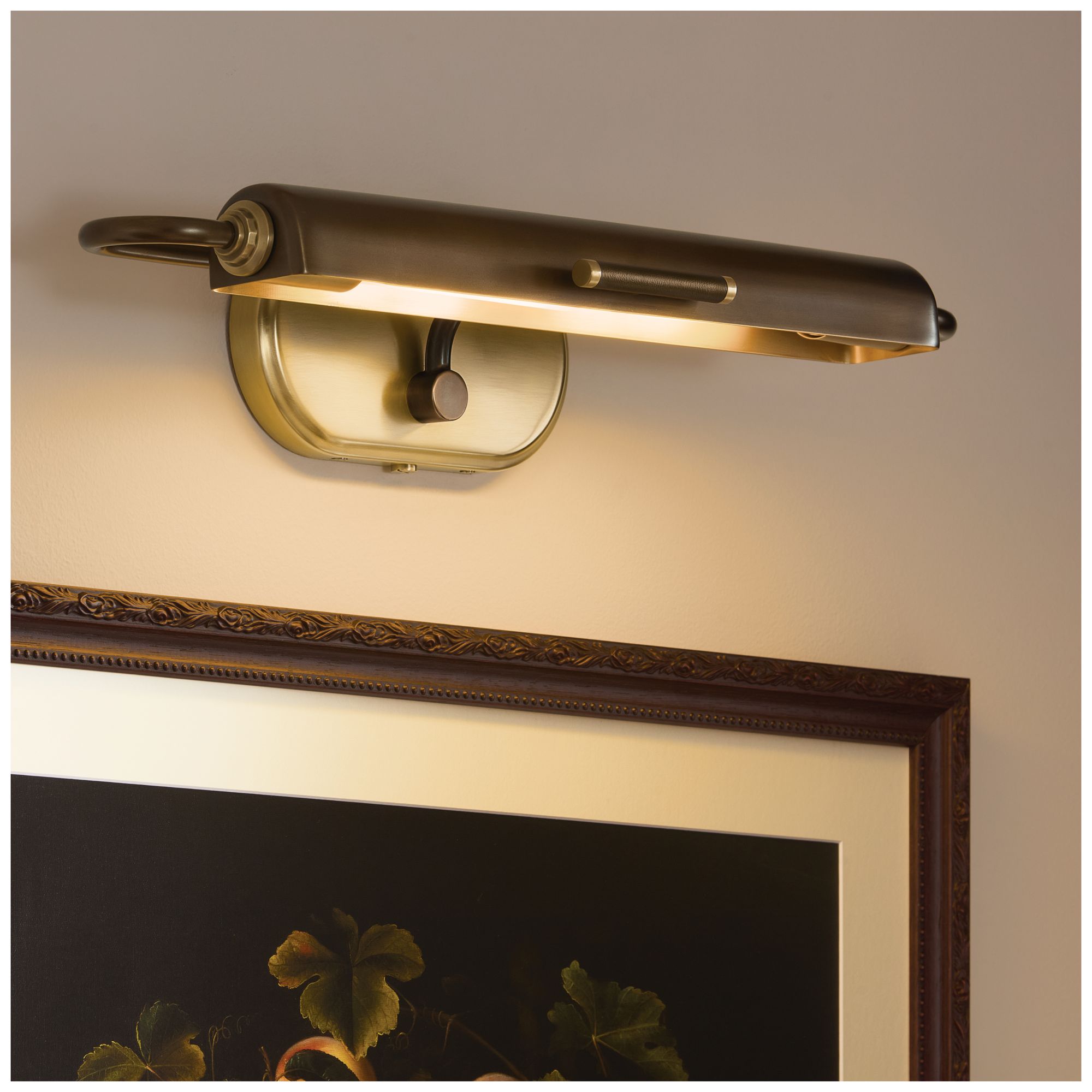Image 2 Kichler Caillier 23.25" 2-Light Picture Light in Lacquered Bronze more views