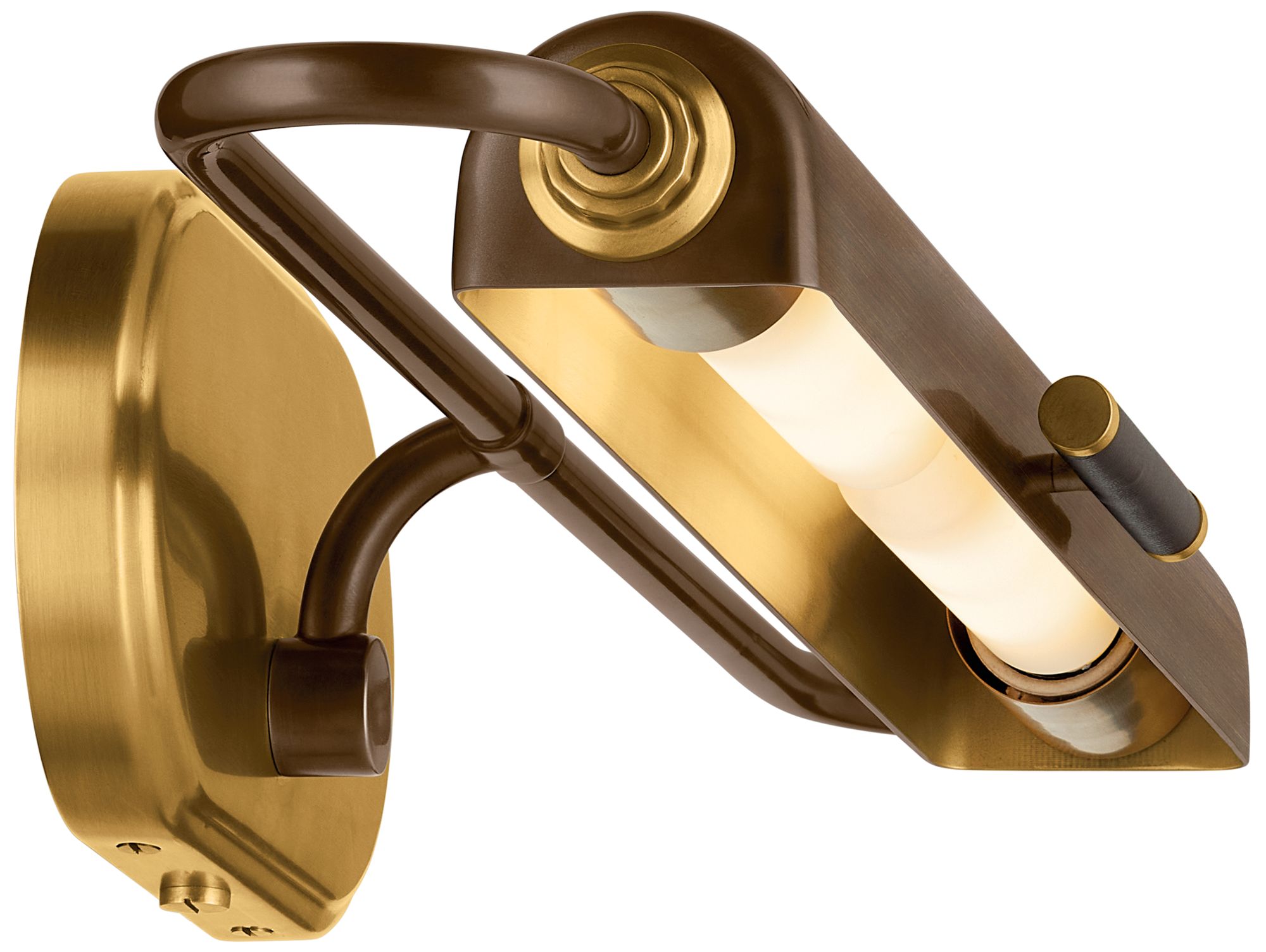 Image 7 Kichler Caillier 23.25" 2-Light Picture Light in Lacquered Bronze more views