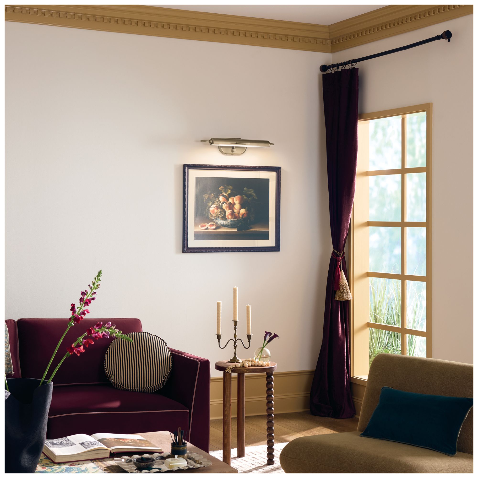 Kichler Caillier 23.25" 2-Light Picture Light in Champagne Bronze