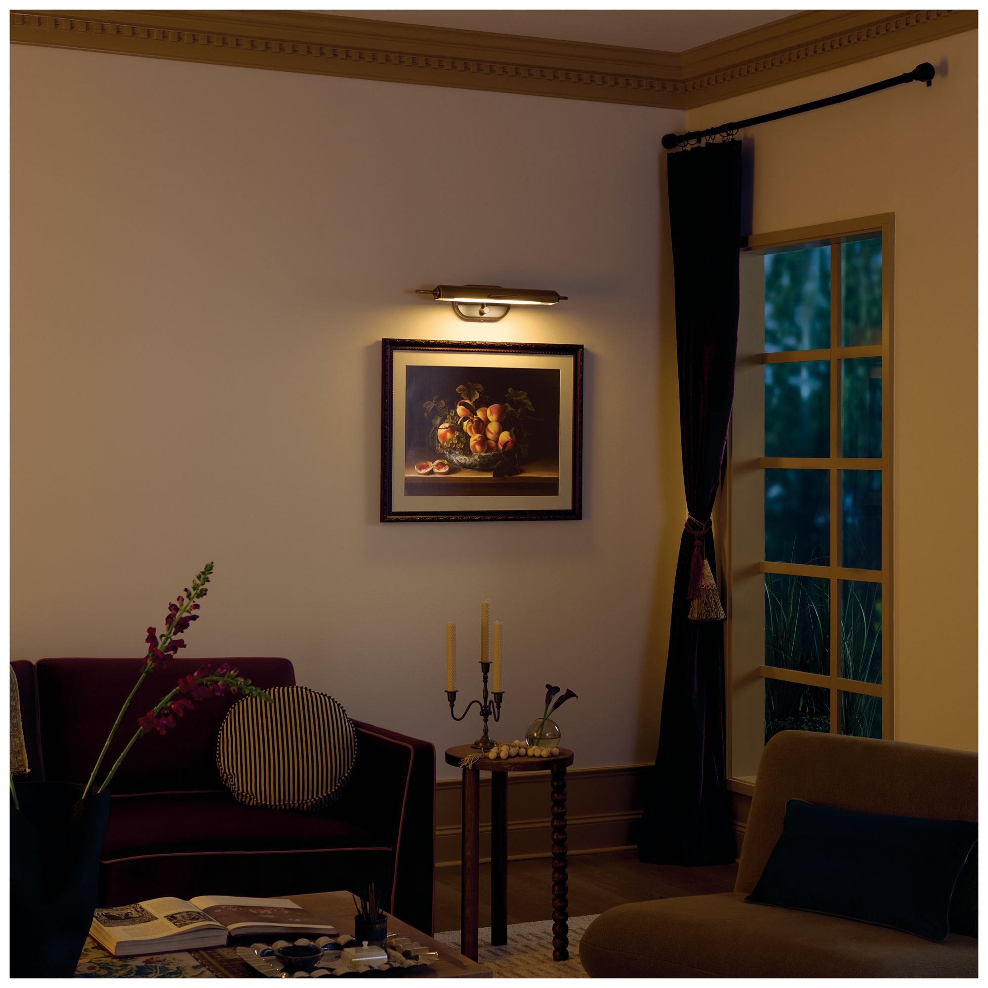 Kichler Caillier 23.25" 2-Light Picture Light in Champagne Bronze