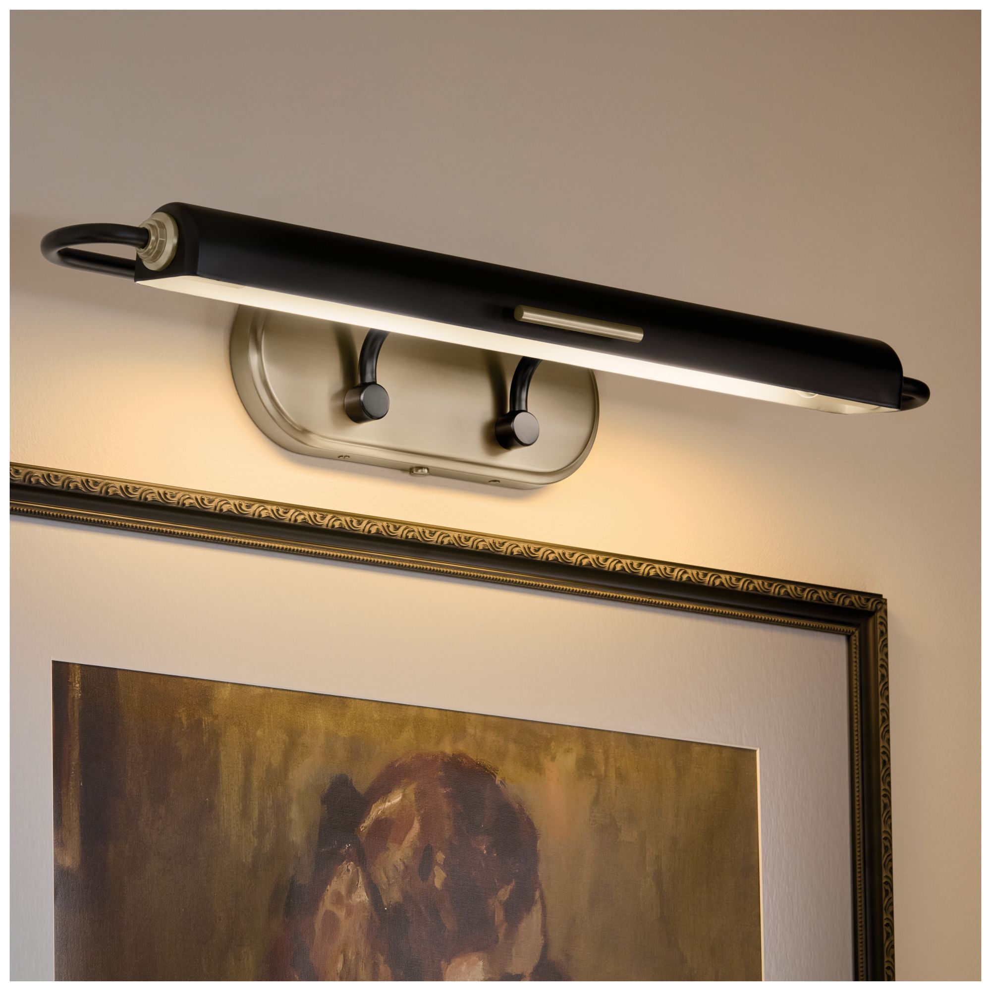 Image 2 Kichler Caillier 29.25" 2-Light Picture Light in Black more views