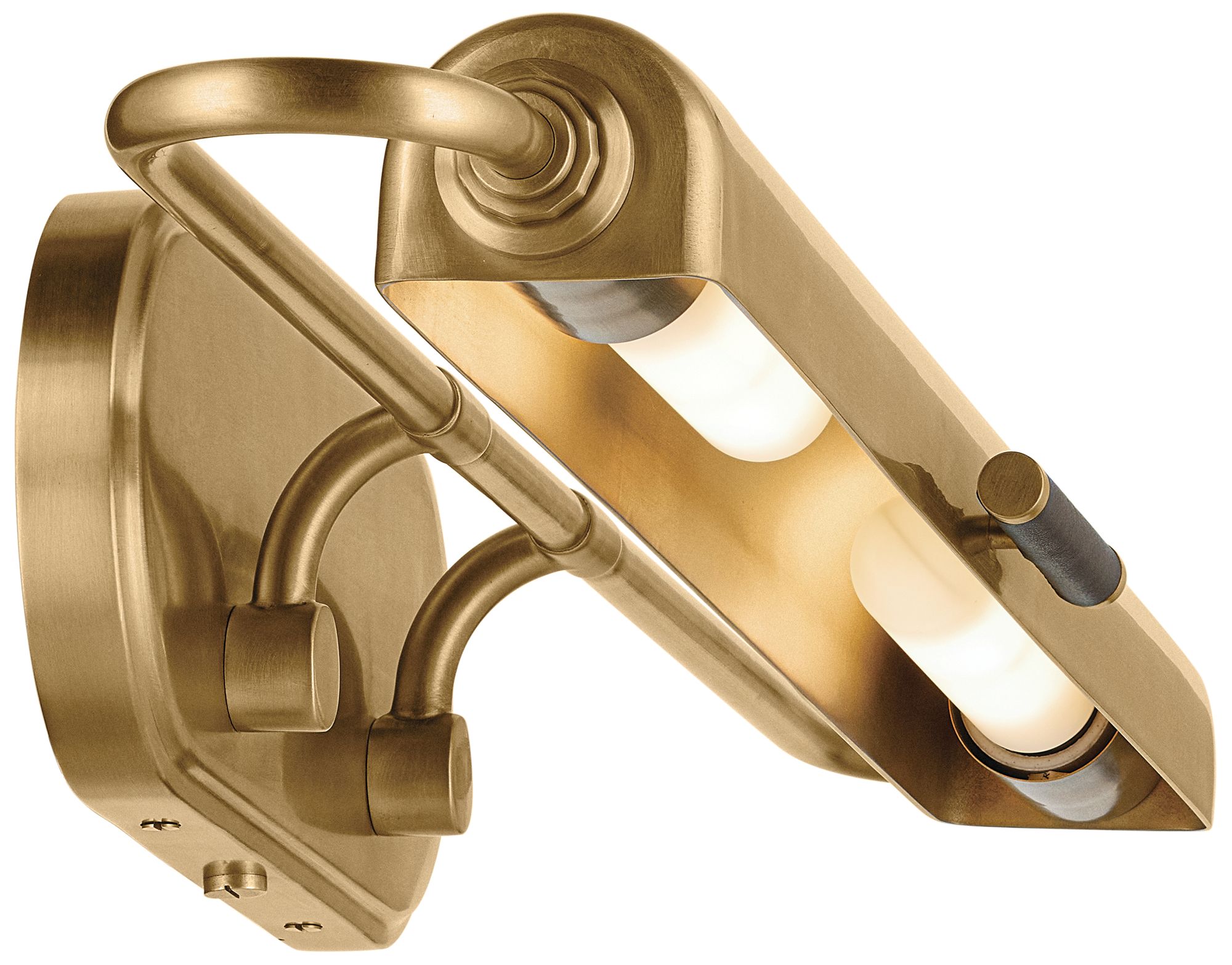 Kichler Caillier 29.25" 2-Light Picture Light in Lacquered Brass