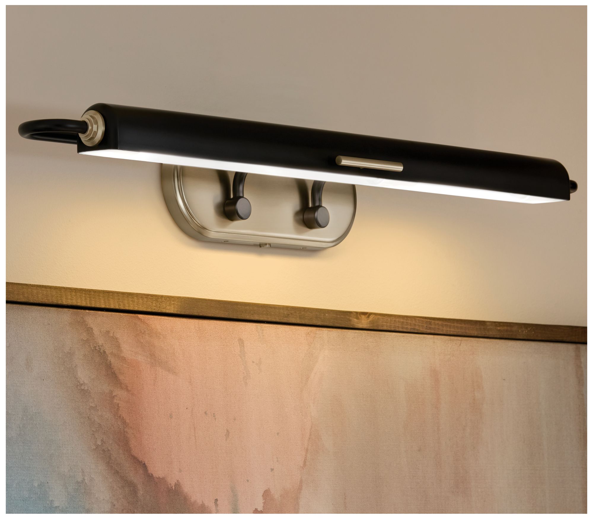 Image 2 Kichler Caillier 35.25" 3-Light Picture Light in Black more views