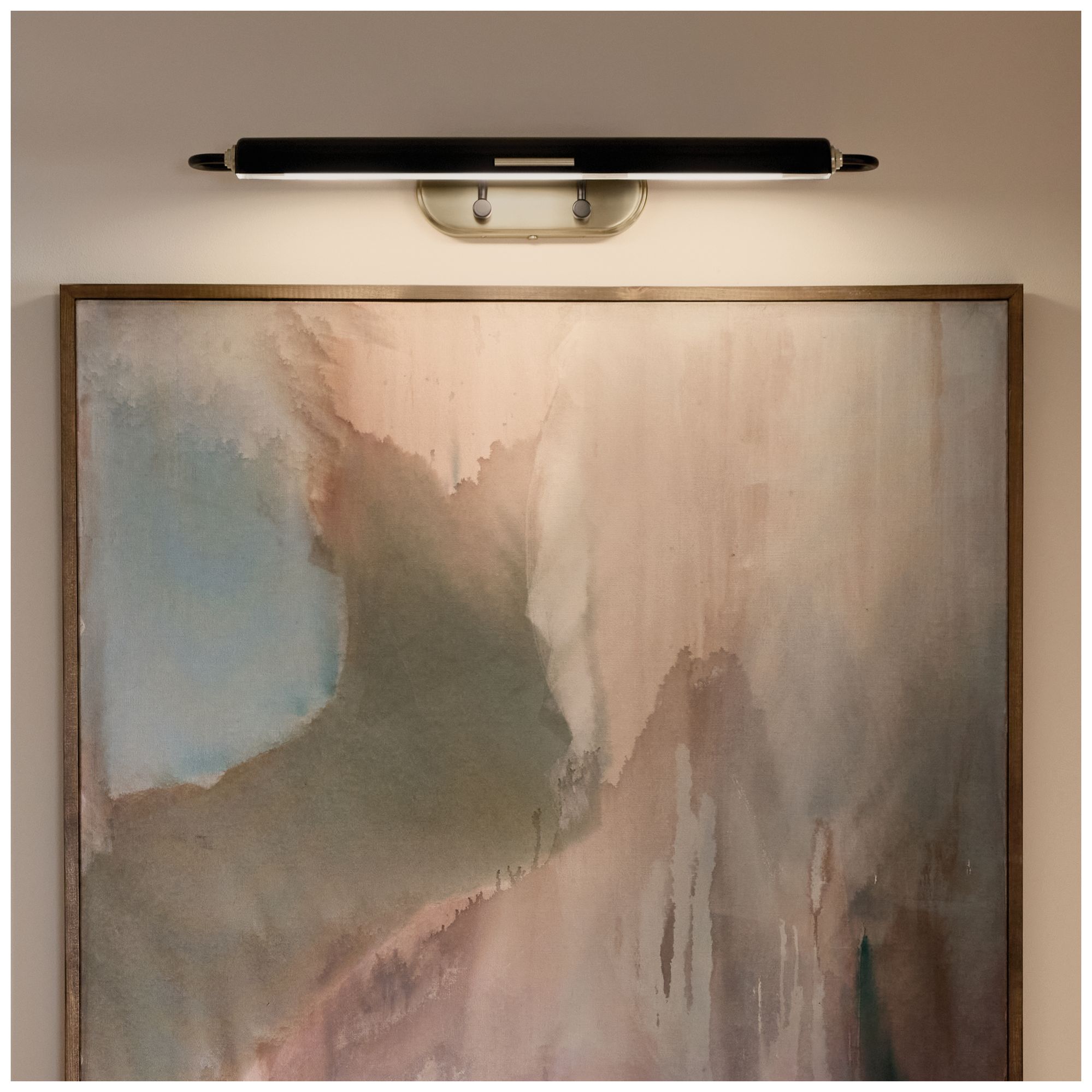 Image 7 Kichler Caillier 35.25" 3-Light Picture Light in Black more views