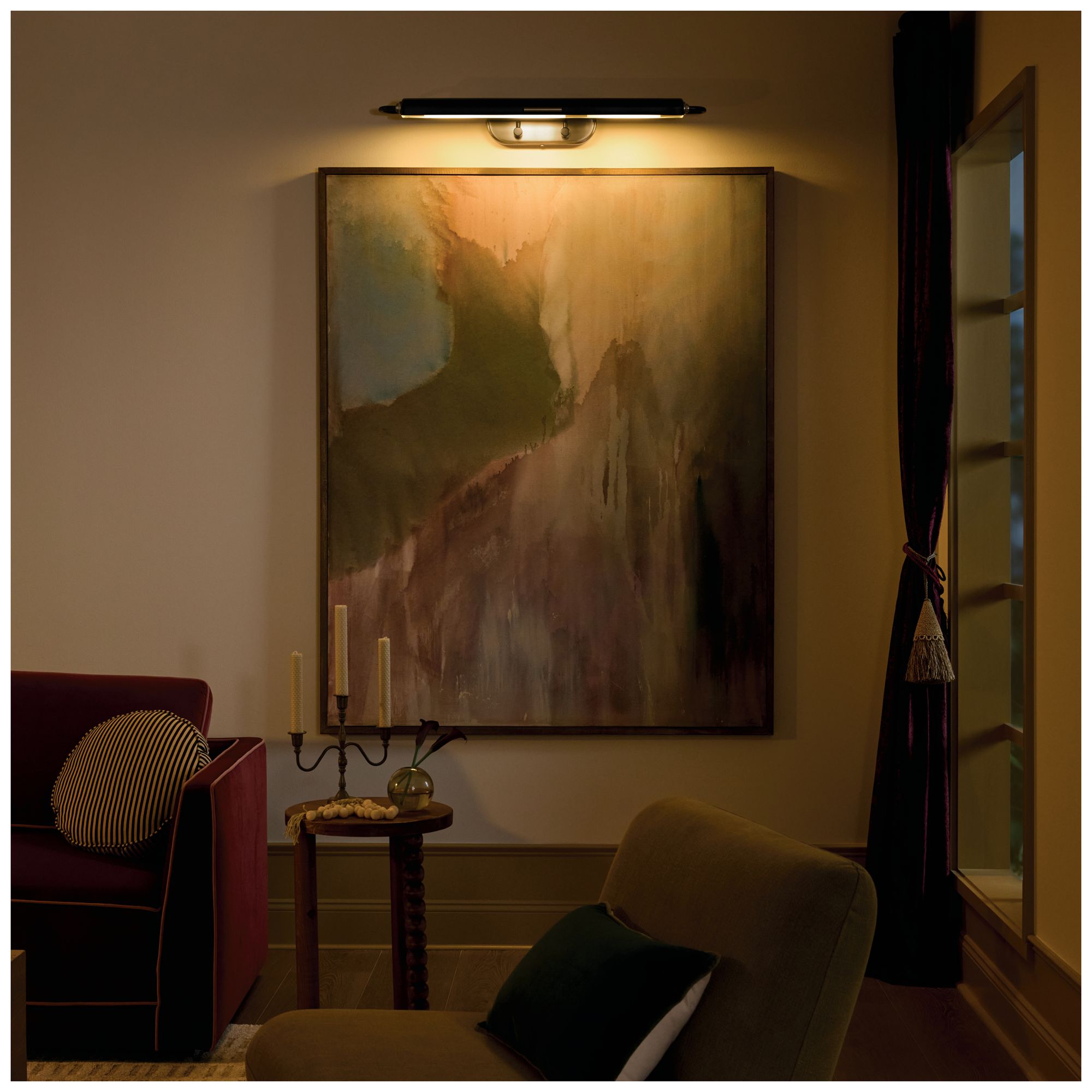 Kichler Caillier 35.25" 3-Light Picture Light in Black
