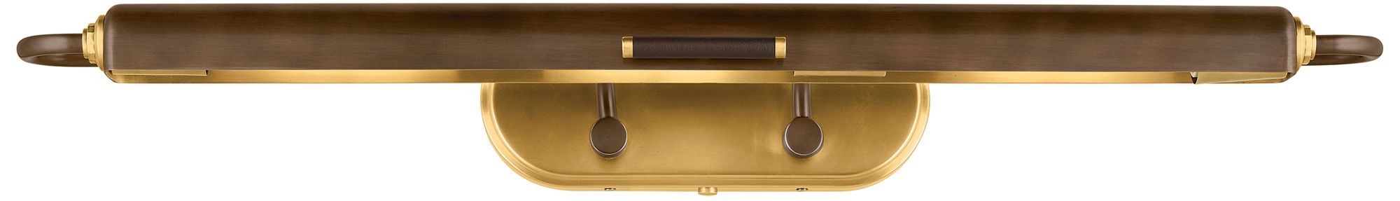 Image 5 Kichler Caillier 35.25" 3-Light Picture Light in Lacquered Bronze more views