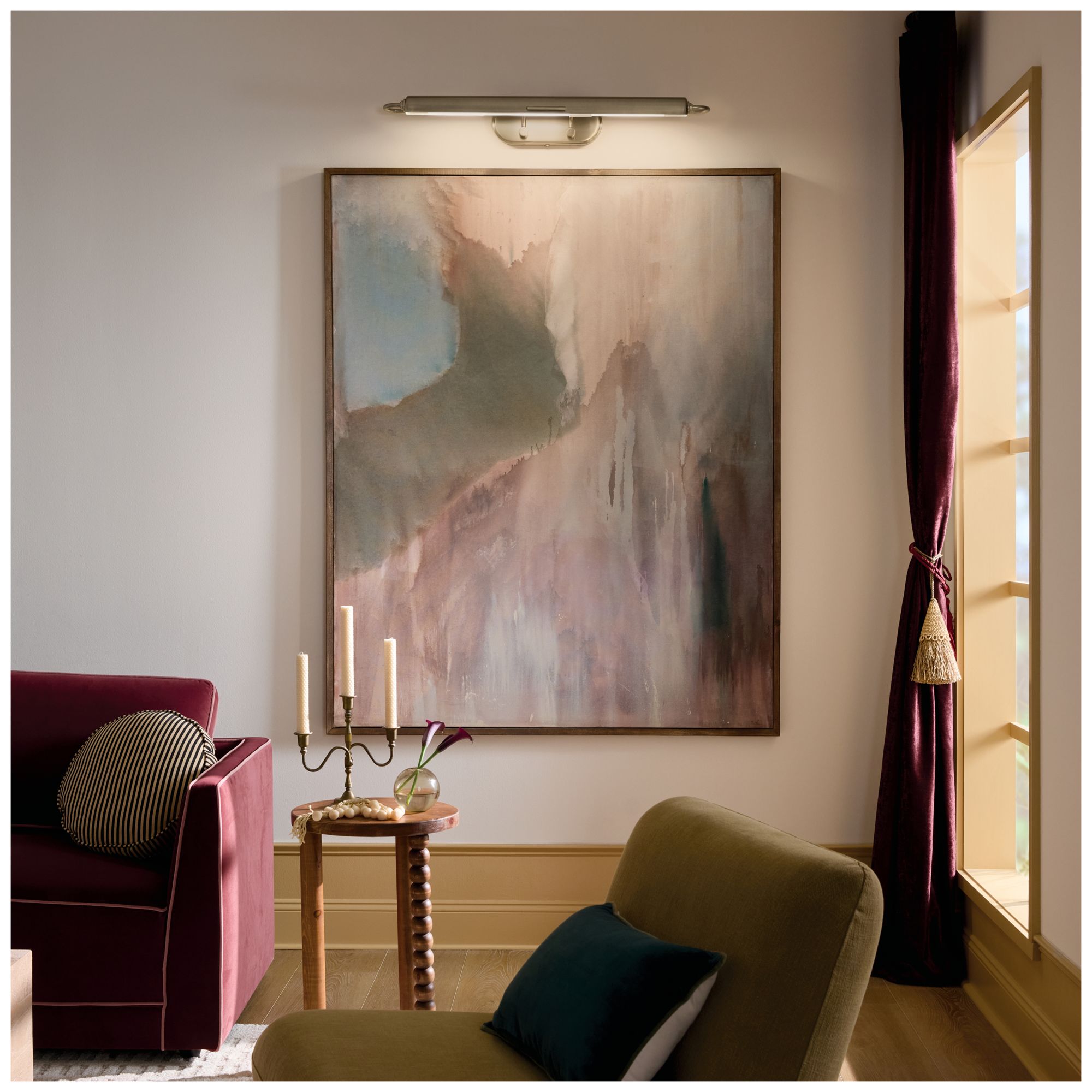 Kichler Caillier 35.25" 3-Light Picture Light in Champagne Bronze