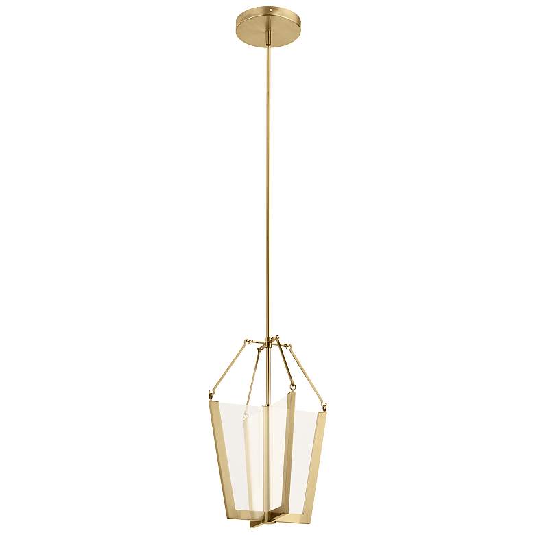 Image 1 Kichler Calters 13.8" Wide Champagne Gold Pendant Chandelier