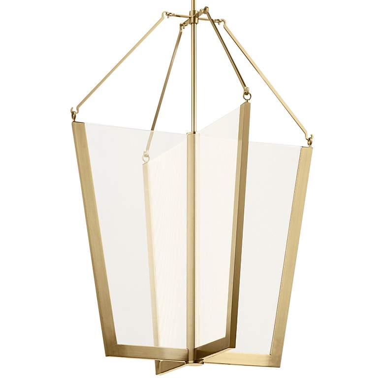 Image 2 Kichler Calters 21" Wide Champagne Gold LED Foyer Pendant more views
