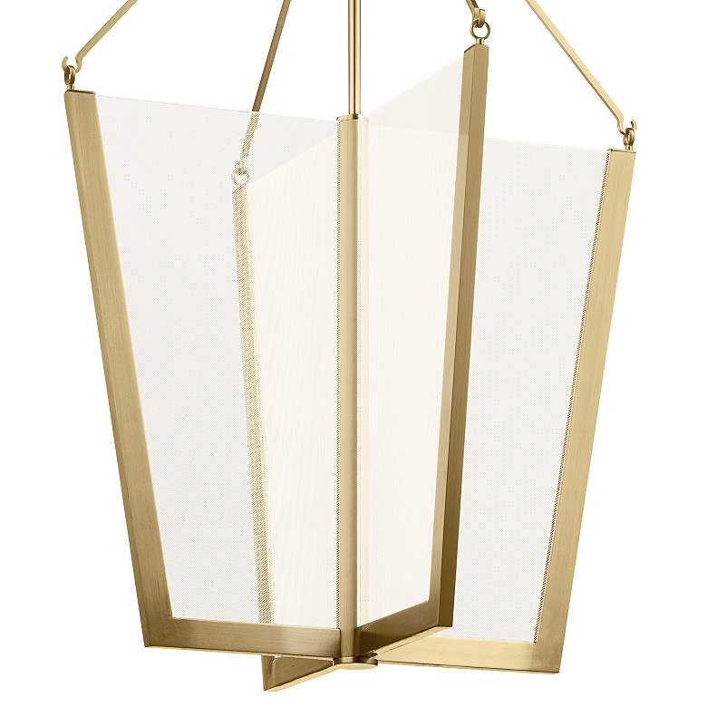 Image 3 Kichler Calters 21" Wide Champagne Gold LED Foyer Pendant more views