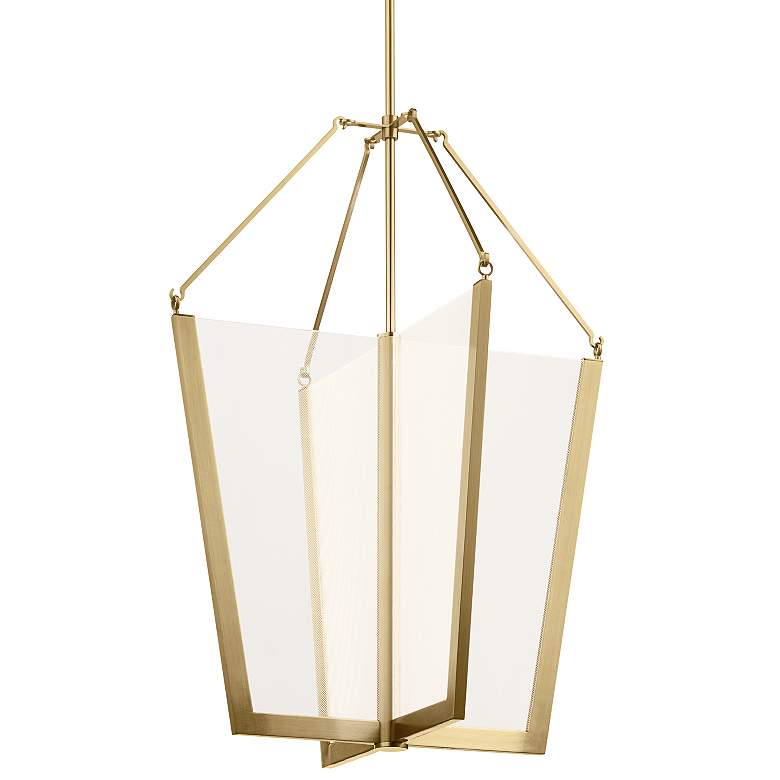 Image 4 Kichler Calters 21" Wide Champagne Gold LED Foyer Pendant more views