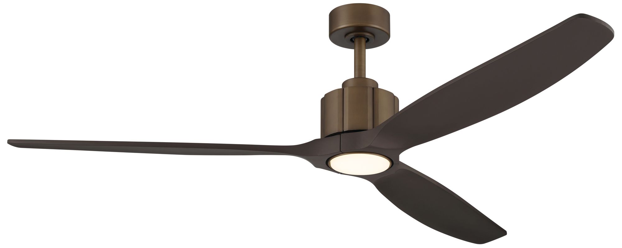 Image 2 Kichler Calyx 3 Blade 60" Ceiling Fan Brushed Bronze Wood Bronze Blades