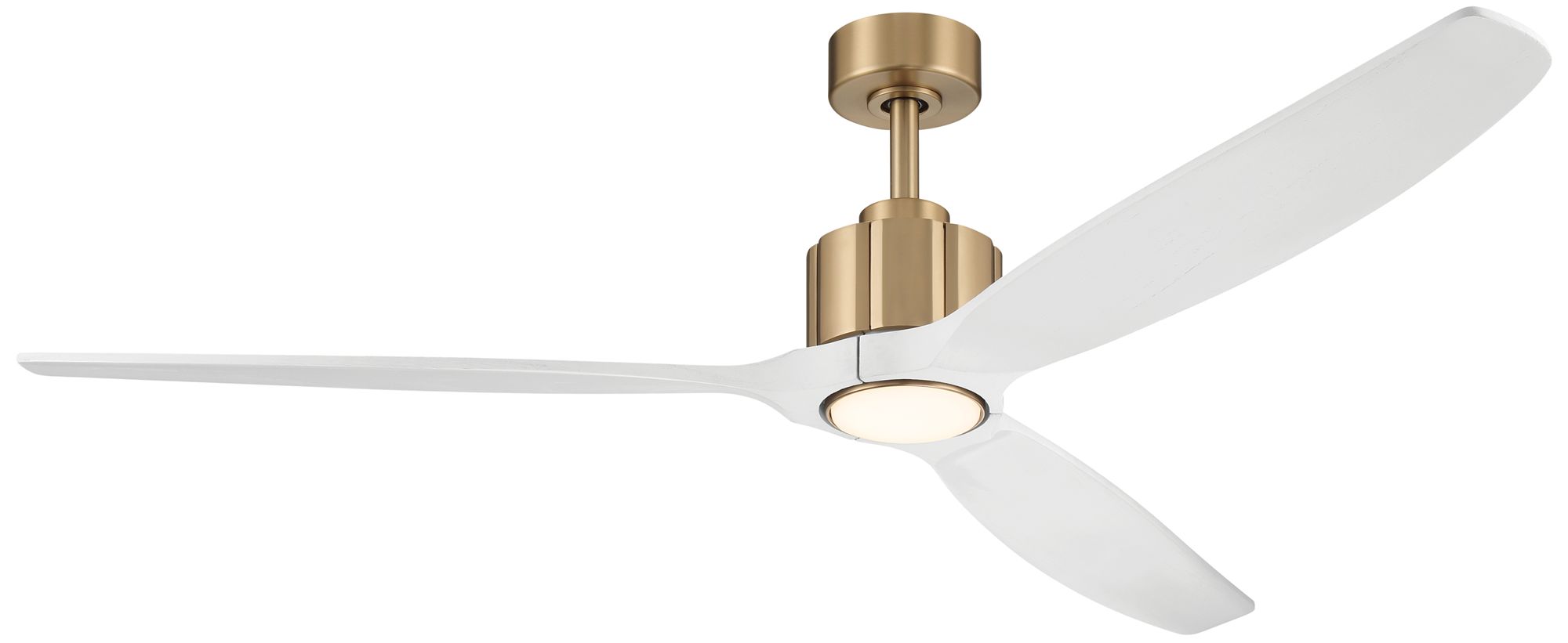 Image 2 Kichler Calyx 3 Blade 60" Ceiling Fan Champagne Bronze Wood White Blades