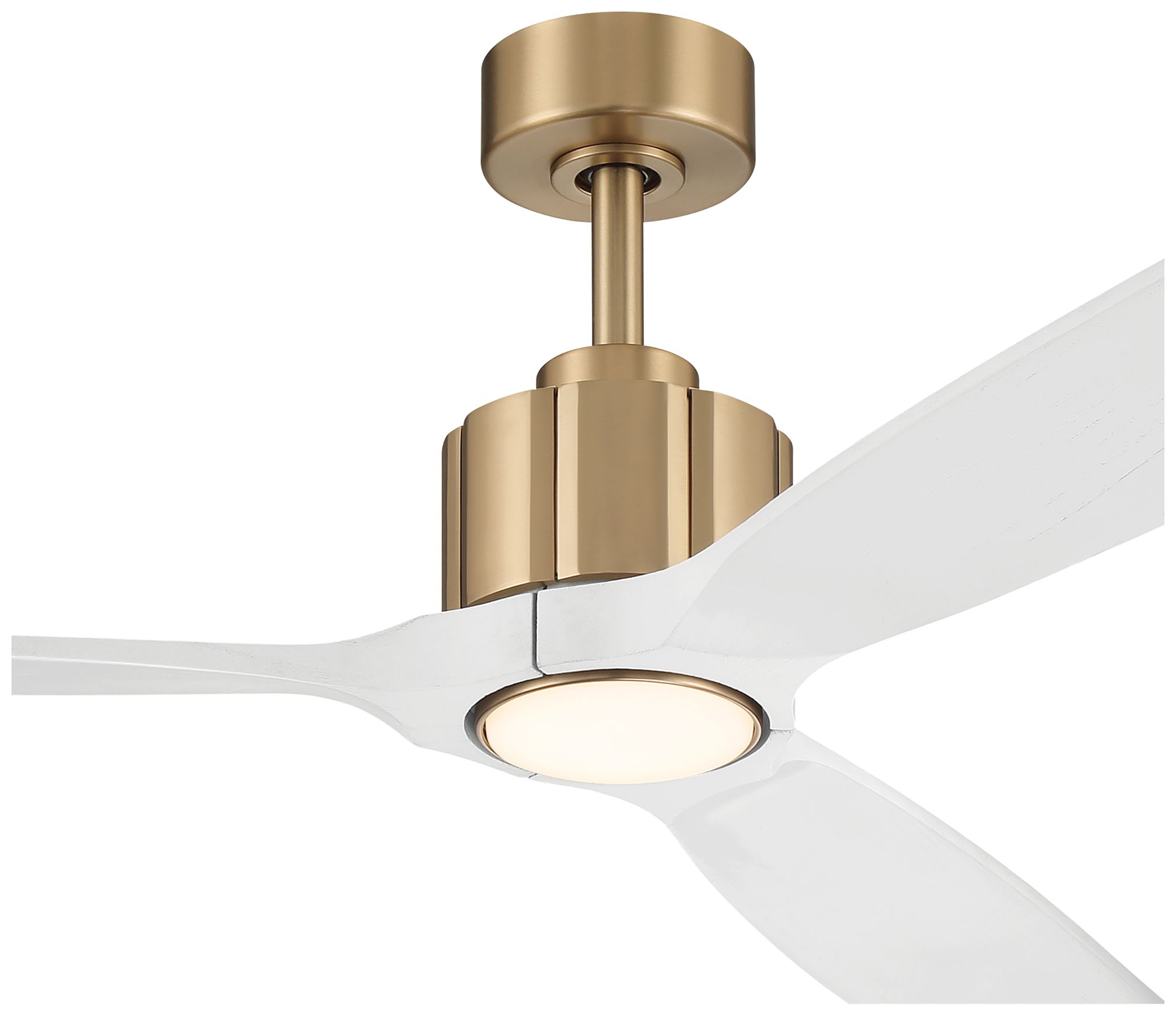 Image 6 Kichler Calyx 3 Blade 60" Ceiling Fan Champagne Bronze Wood White Blades more views