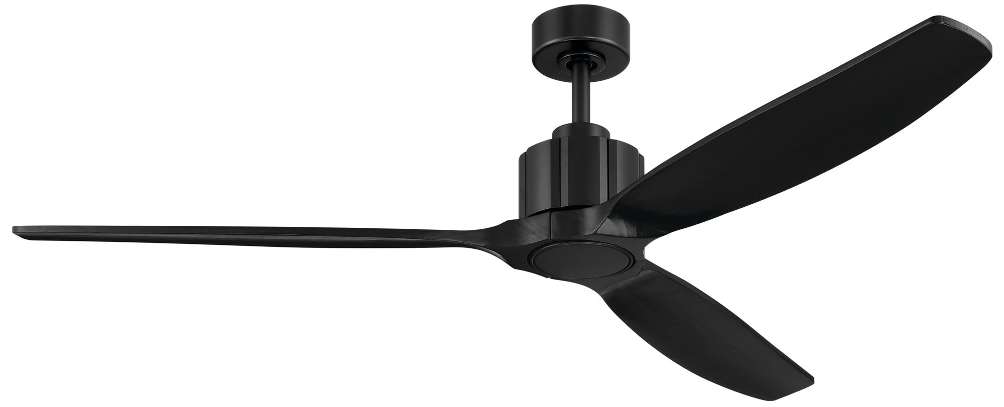 Image 7 Kichler Calyx 3 Blade 60" Ceiling Fan Matte Black Solid Wood Black Blades more views
