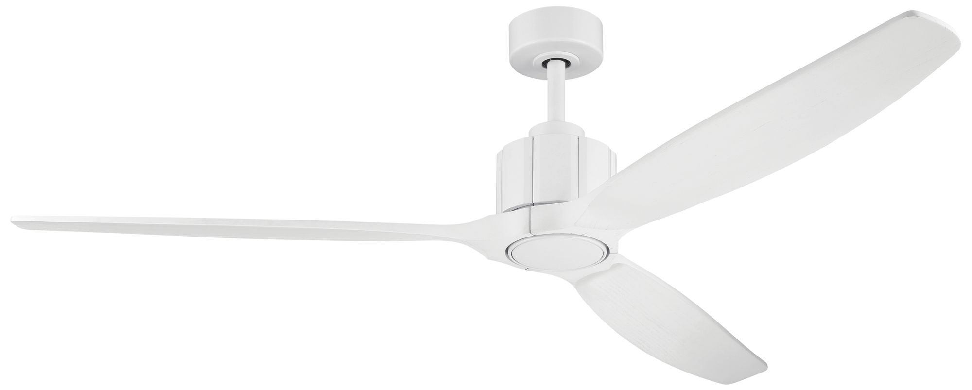 Image 2 Kichler Calyx 3 Blade 60" Ceiling Fan Matte White Solid Wood White Blades