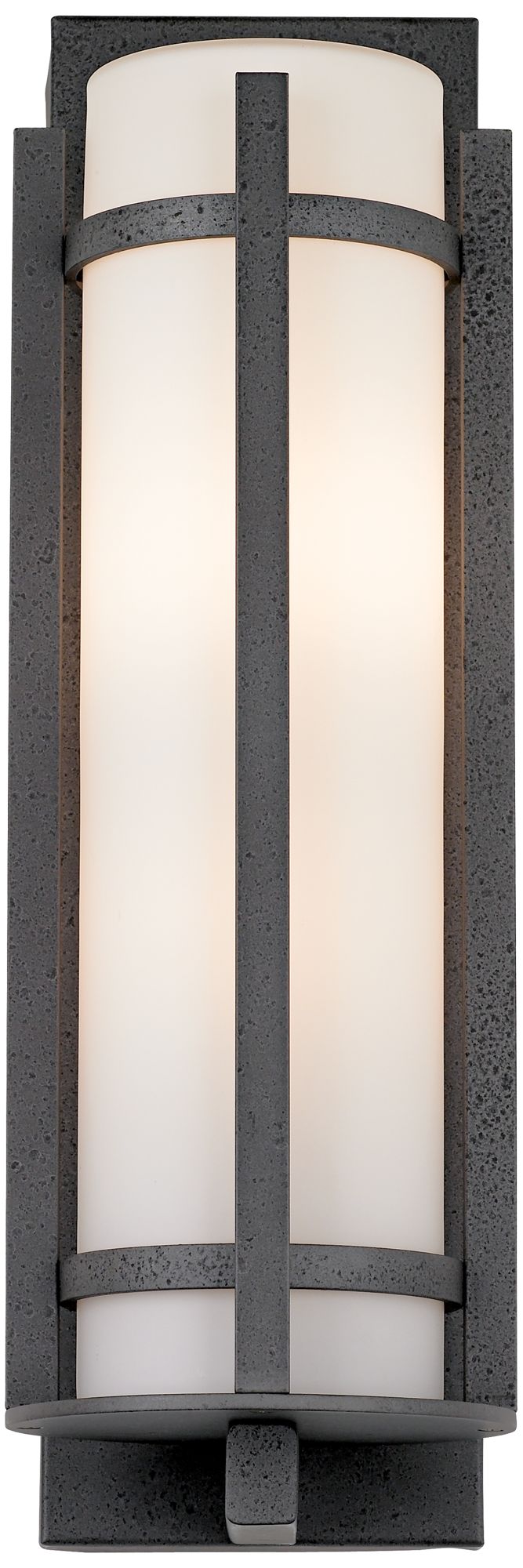 Kichler Camden 19 1/2" High Opal Glass Outdoor Wall Light in scene