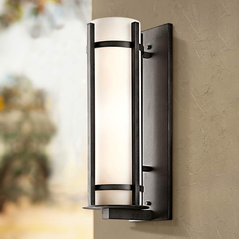 Image 1 Kichler Camden 22 1/2" High Cylinder Outdoor Wall Light