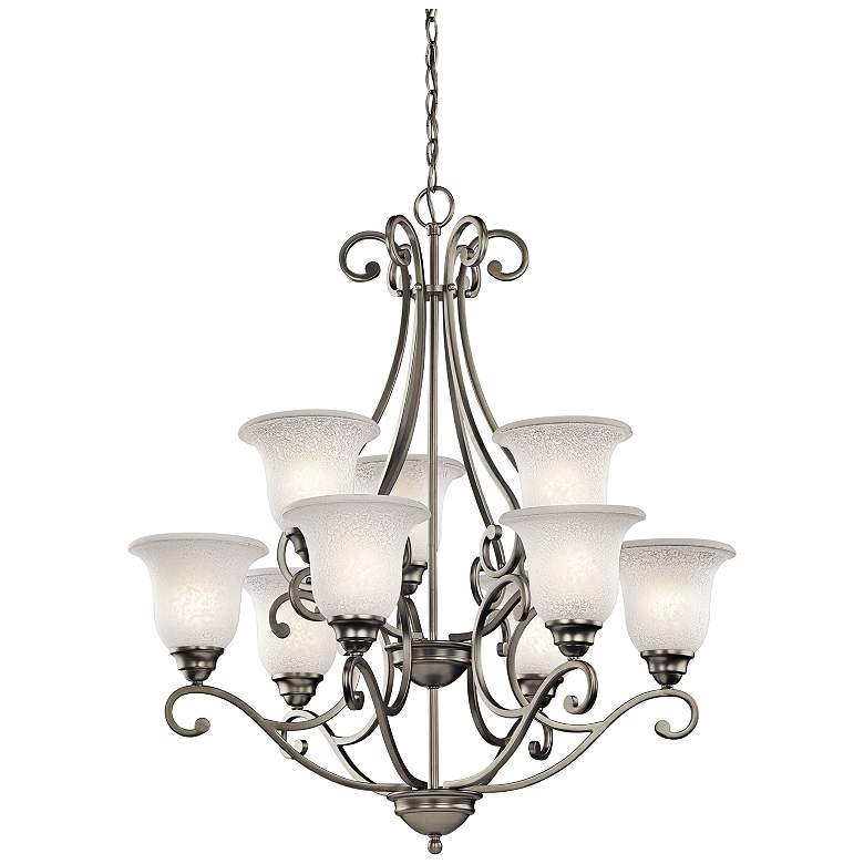 Image 1 Kichler Camerena 30" Wide Brushed Nickel 9-Light Chandelier