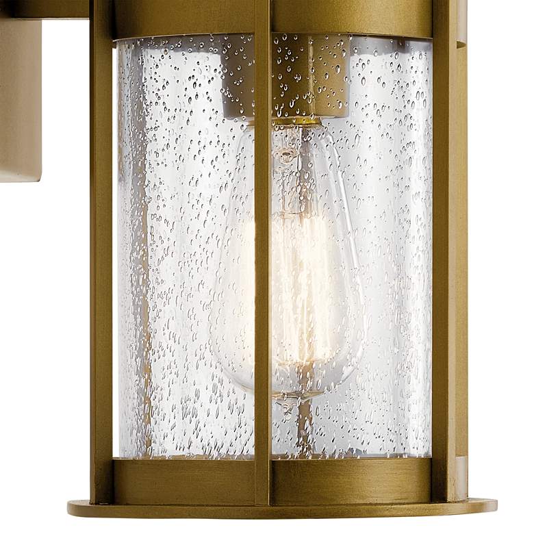 Image 2 Kichler Camillo 11" High Natural Brass Outdoor Wall Light more views