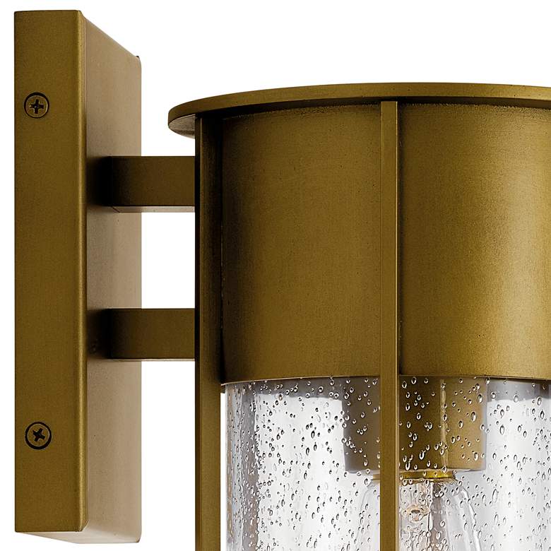 Image 3 Kichler Camillo 11" High Natural Brass Outdoor Wall Light more views