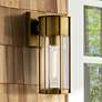 Kichler Camillo 14 3/4"H Natural Brass Outdoor Wall Light