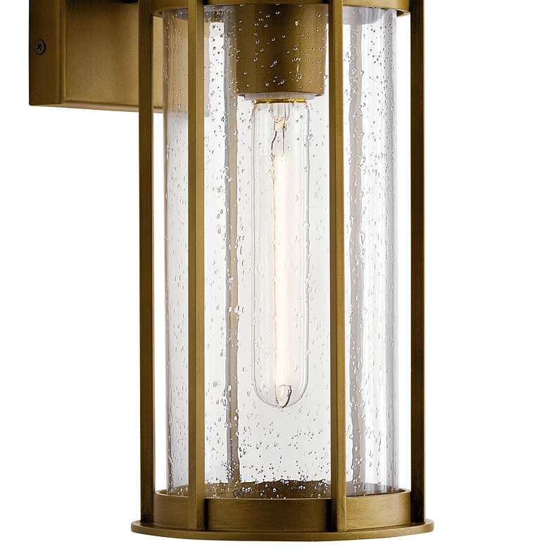 Image 3 Kichler Camillo 14 3/4"H Natural Brass Outdoor Wall Light more views