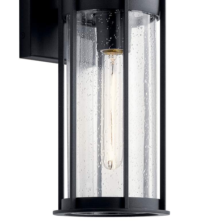 Image 3 Kichler Camillo 14 3/4"H Textured Black Outdoor Wall Light more views
