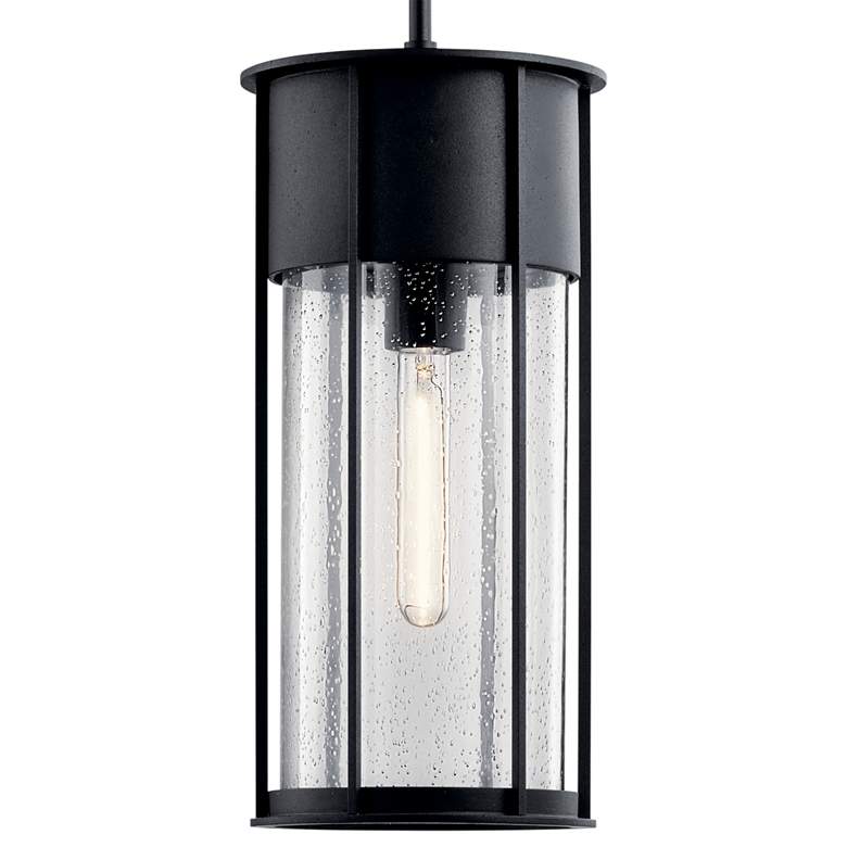 Image 3 Kichler Camillo 17 1/2 inchH Black Outdoor Hanging Light more views