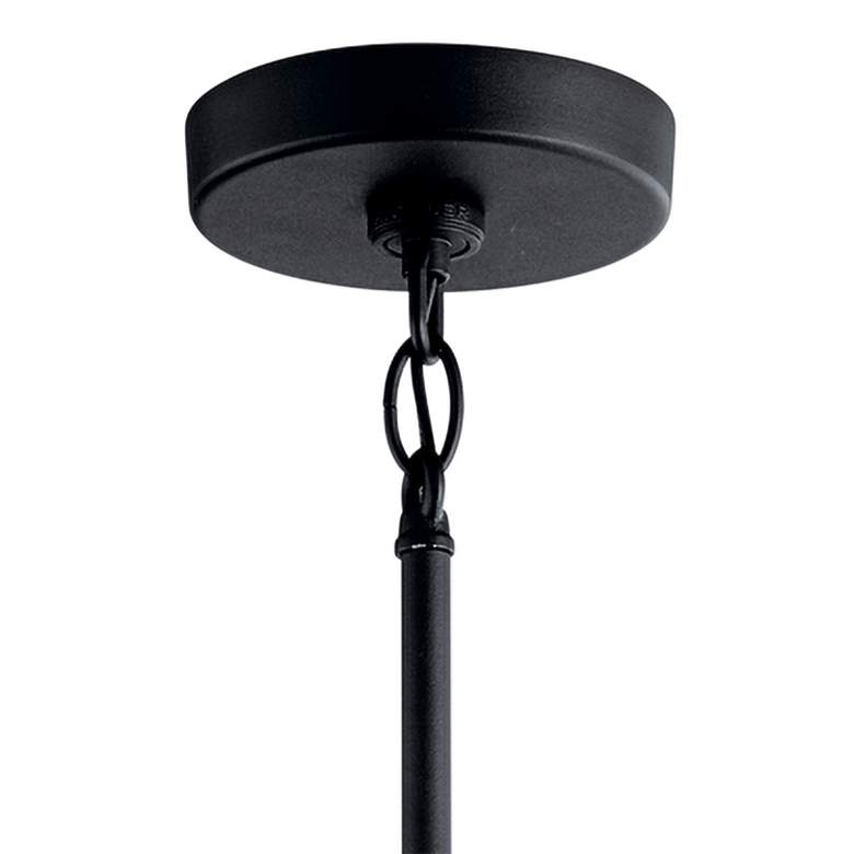 Image 4 Kichler Camillo 17 1/2 inchH Black Outdoor Hanging Light more views