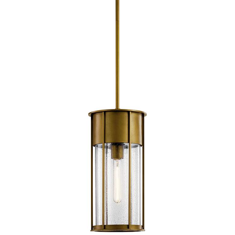 Image 2 Kichler Camillo 17 1/2"H Natural Brass Outdoor Hanging Light