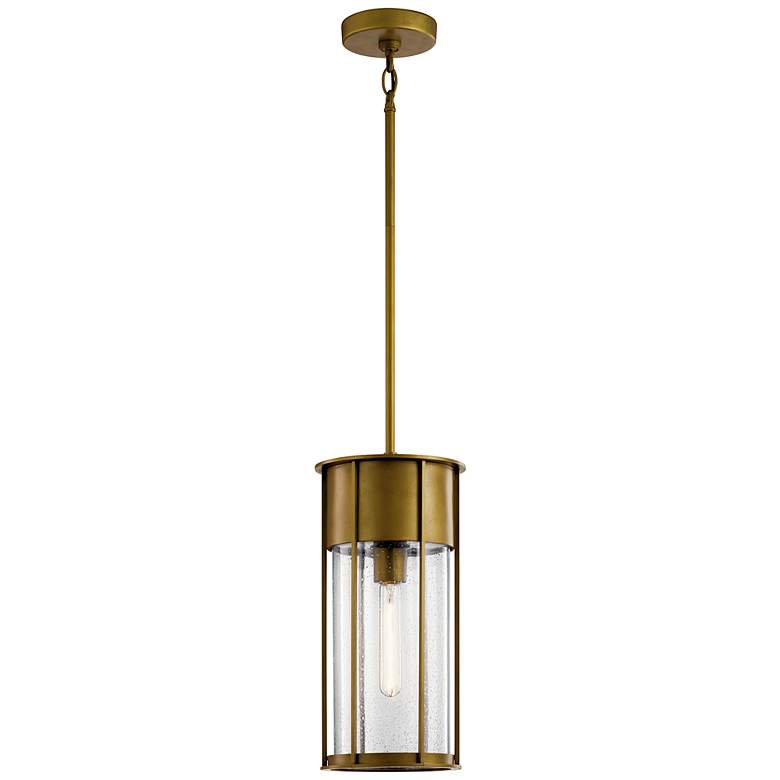 Image 2 Kichler Camillo 17 1/2"H Natural Brass Outdoor Hanging Light