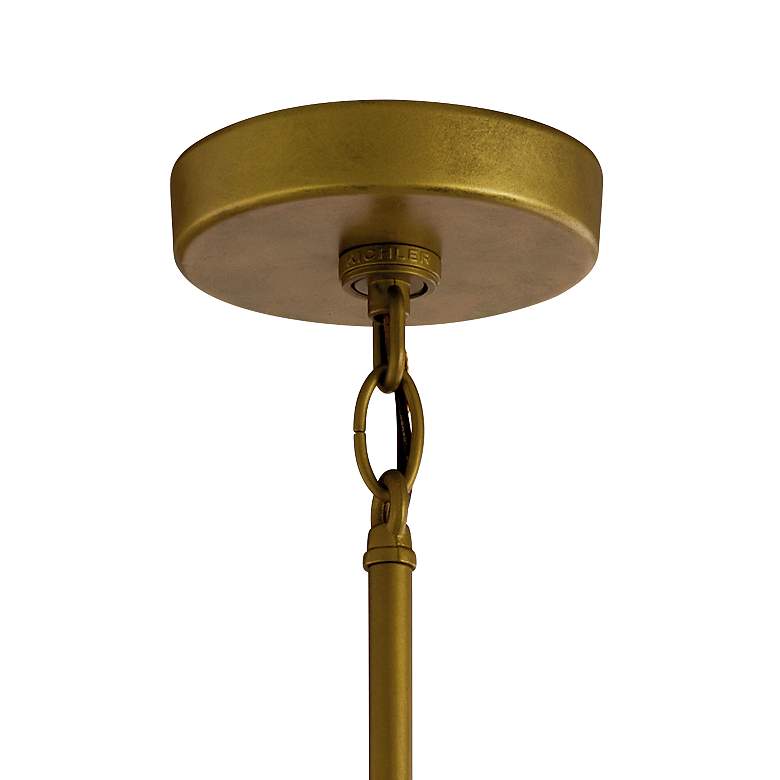 Image 3 Kichler Camillo 17 1/2 inchH Natural Brass Outdoor Hanging Light more views