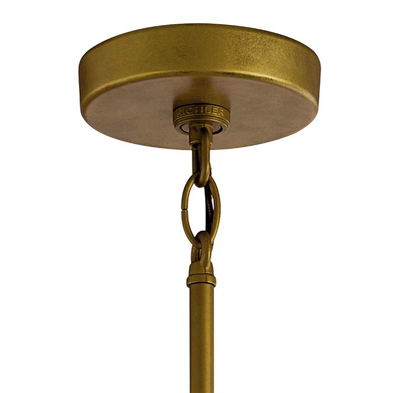Image 4 Kichler Camillo 17 1/2"H Natural Brass Outdoor Hanging Light more views