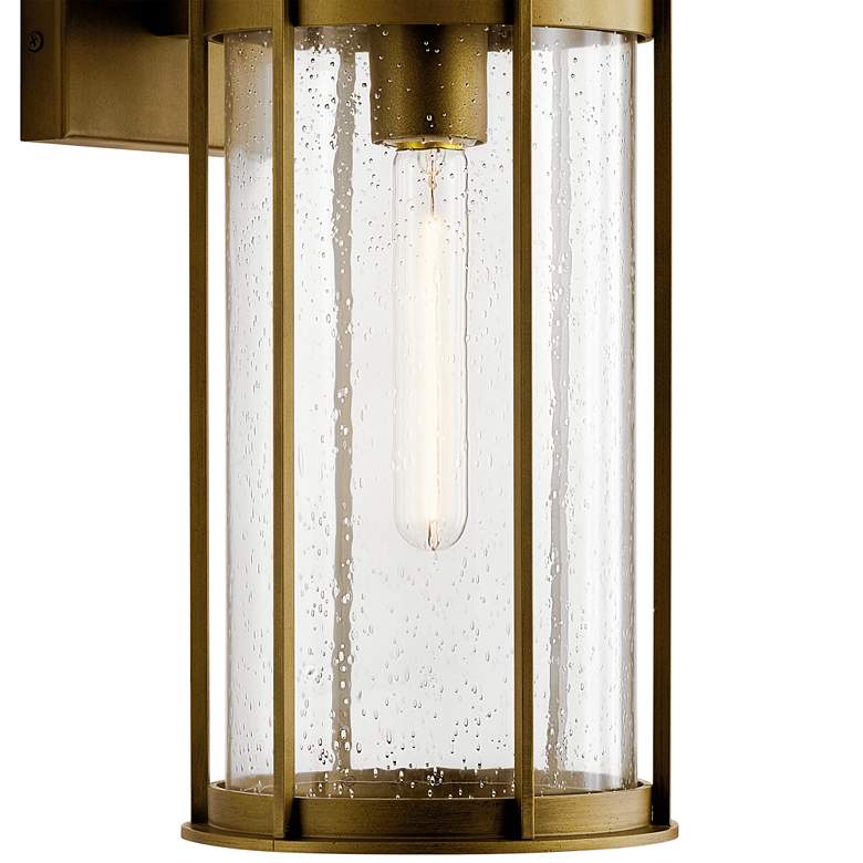 Image 2 Kichler Camillo 18 inch High Natural Brass Outdoor Wall Light more views