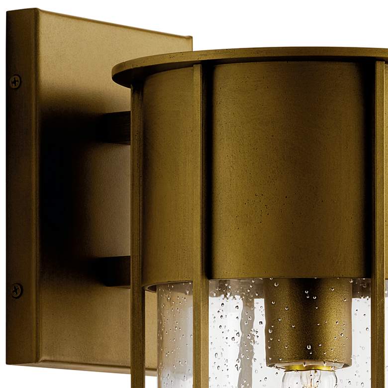 Image 3 Kichler Camillo 18" High Natural Brass Outdoor Wall Light more views