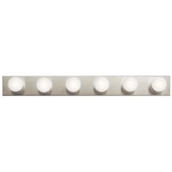 Kichler Candrea 36" Wide Brushed Nickel 6-Light Linear Bath Light