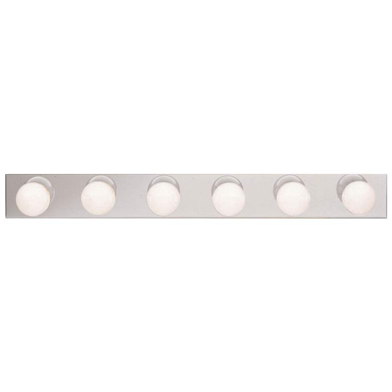 Image 1 Kichler Candrea 36" Wide Chrome 6-Light Linear Bath Light