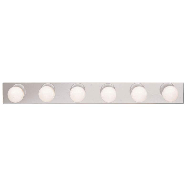 Image 1 Kichler Candrea 36 inch Wide Chrome 6-Light Linear Bath Light