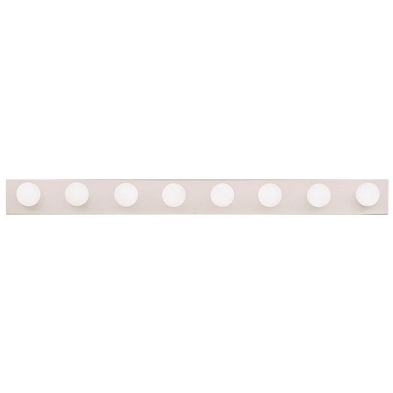 Image 2 Kichler Candrea 48 inch Wide Chrome 8-Light Linear Bath Light