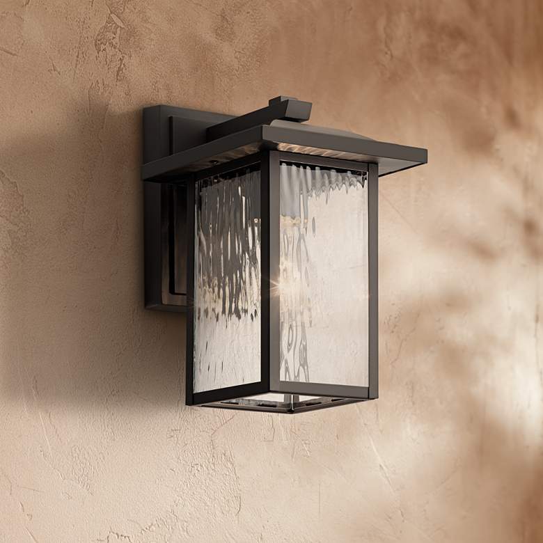 Image 1 Kichler Capanna 10 1/4 inch High Olde Bronze Outdoor Wall Light