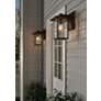 Thumbnail3 of Kichler Capanna 13 1/4"H Textured Black Outdoor Wall Light more views