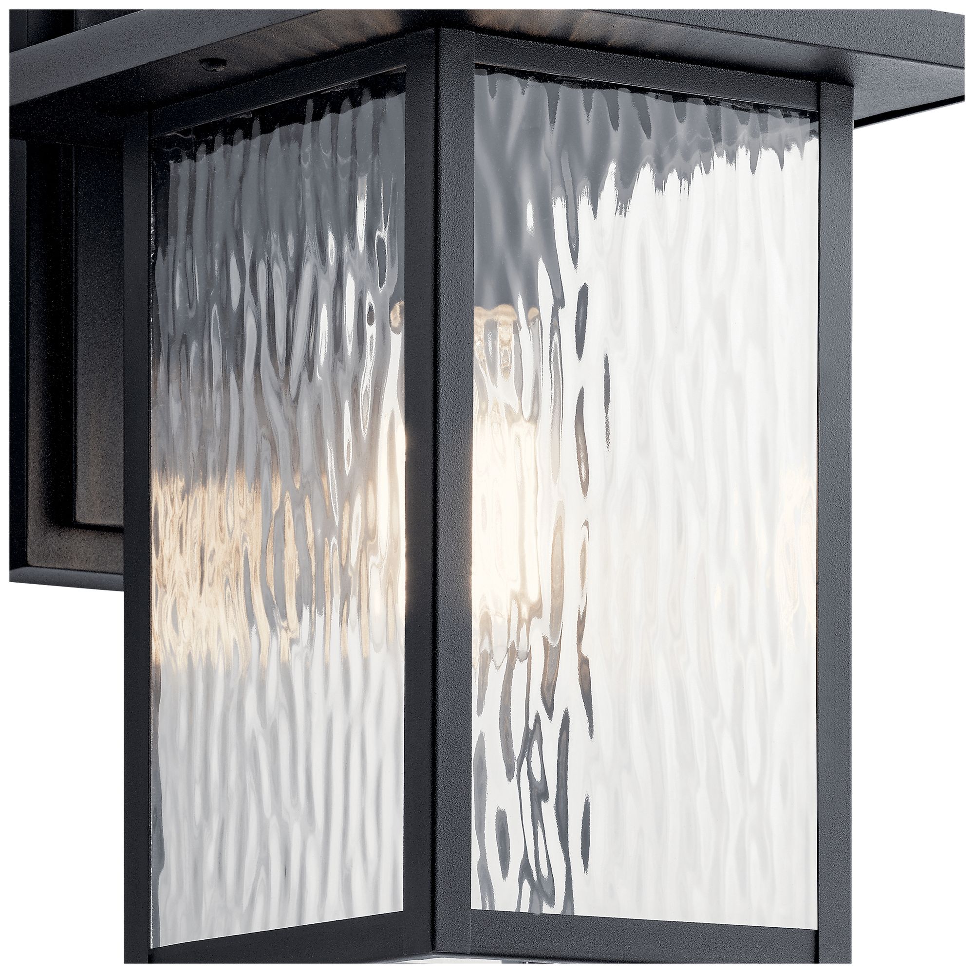 Image 6 Kichler Capanna 13 1/4"H Textured Black Outdoor Wall Light more views