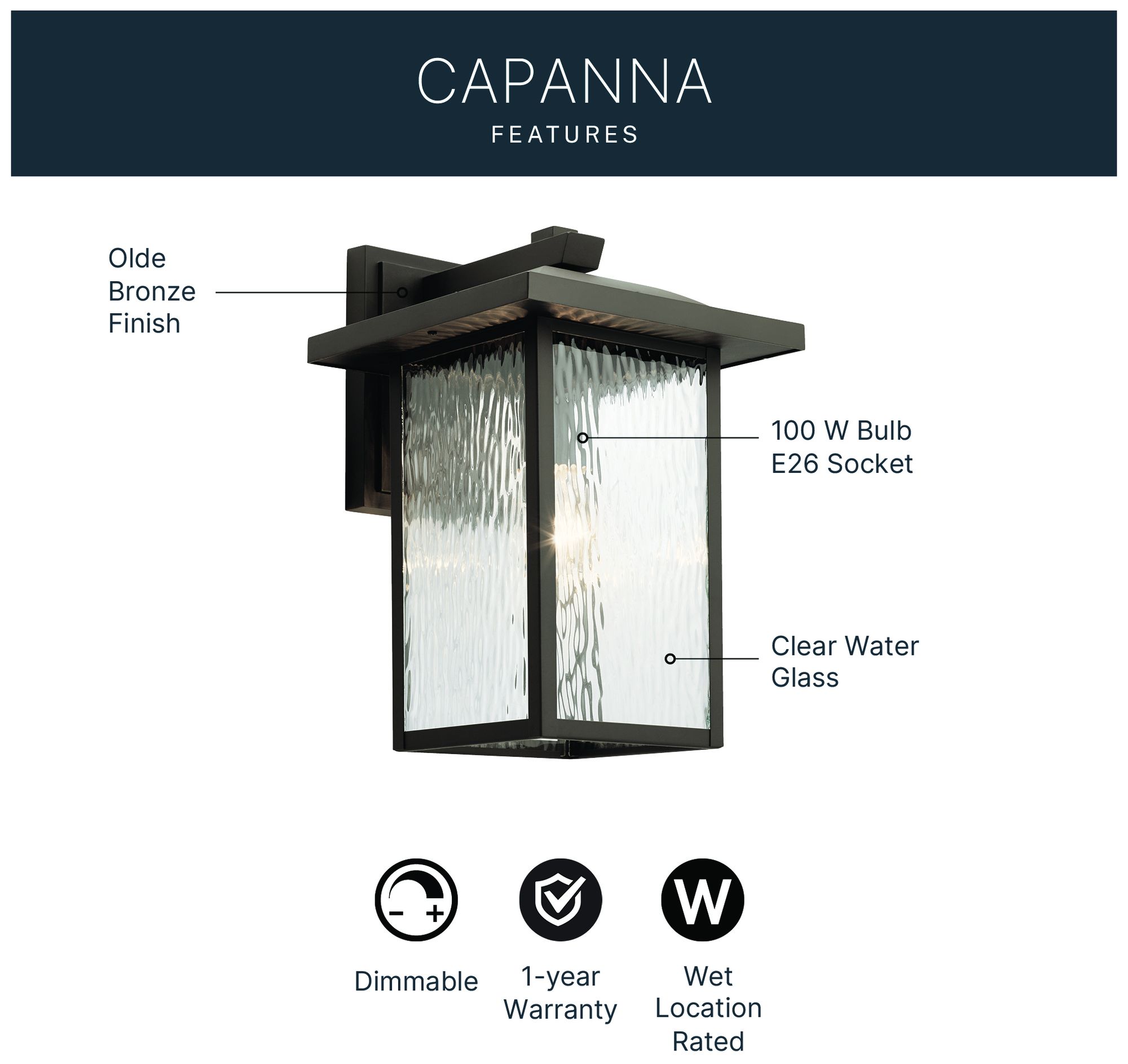Image 4 Kichler Capanna 16" High Olde Bronze Outdoor Wall Light more views