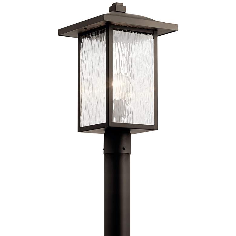 Image 1 Kichler Capanna 18 1/4" High Olde Bronze Outdoor Post Light