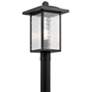2_Kichler Capanna 18 1/4" High Textured Black Outdoor Post Light
