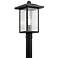 Kichler Capanna 18 1/4" High Textured Black Outdoor Post Light